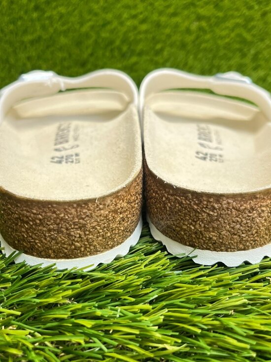 Birkenstock Madrid Birko-Flor Mens Size 9 White Walking Outdoor Slide Sandals main image 8